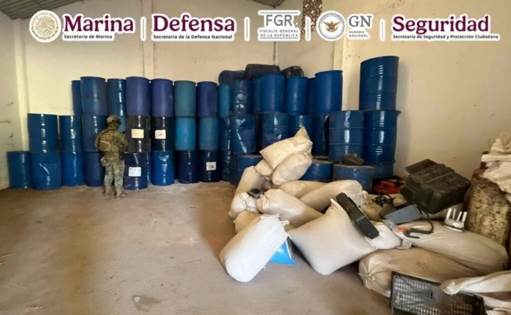 Desmantelan en Guerrero narcolaboratorio para tres tipos de drogas