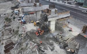 Colapsa estructura en L4 del Metro de Monterrey; hay cuatro heridos